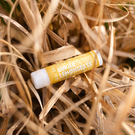Rinse Ginger Lemongrass solid lotion stick - mess-free hydration - alternate angle