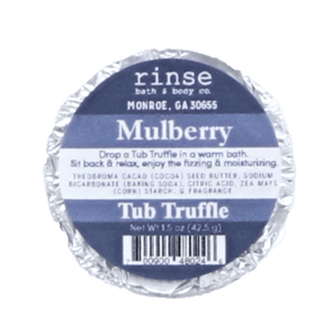 bath bomb in Mulberry by Rinse Bath & Body
