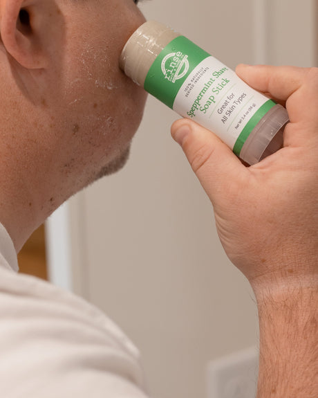 Spearmint soap stick by Rinse Bath & Body