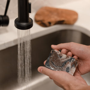 Rinse Tobacco Vanilla handmade natural bar soap - moisturizing and gentle - alternate angle