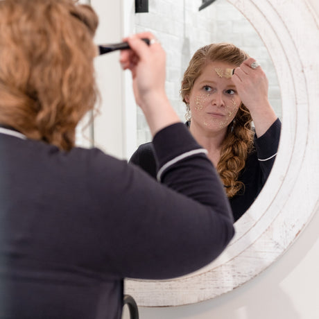 natural face mask in Oatbrasion by Rinse Bath & Body - back label