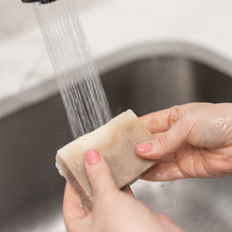 Natural handmade natural bar soap | Warm Patchouli | Rinse Bath & Body Co. - detail view