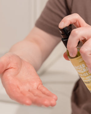 Ginger Lemongrass Body Bliss oil by Rinse Bath & Body