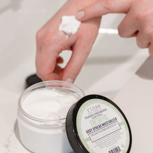 Fresh Fig natural body lotion from Rinse - shea butter enriched - alternate angle