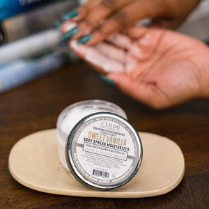 Natural natural body lotion | Sweet Vanilla | Rinse Bath & Body Co. - alternate angle