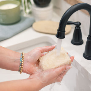 handmade natural bar soap in Casteel by Rinse Bath & Body - detail view