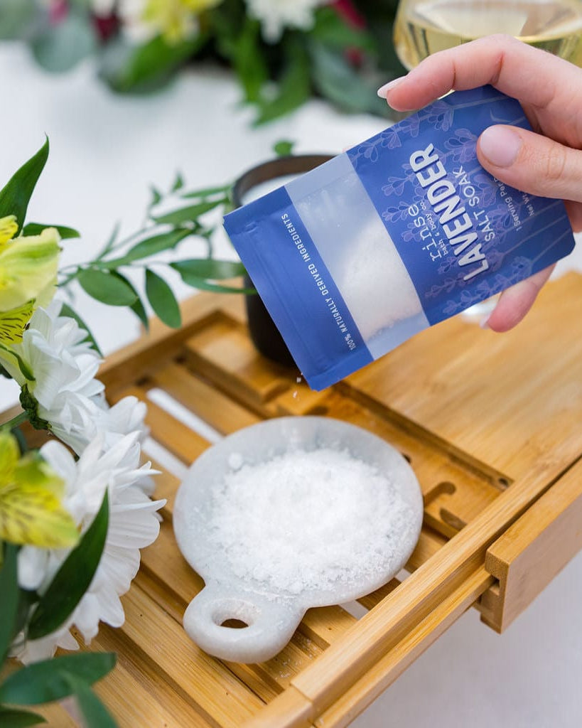 Lavender bath soak by Rinse Bath & Body