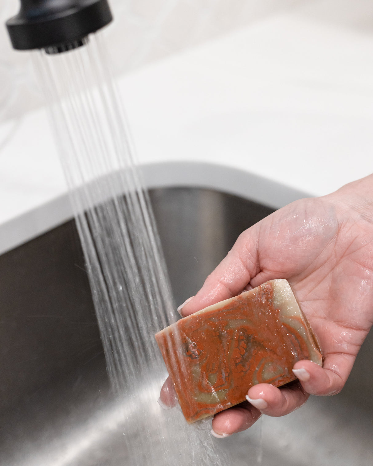Cabernet Soap + Skin Stick Box — in-use
