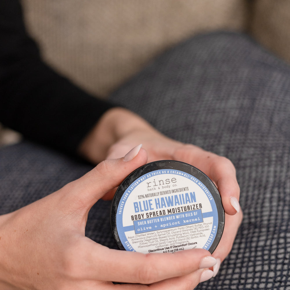 Natural Body Lotion (Body Spread) Blue Hawaiian — lifestyle