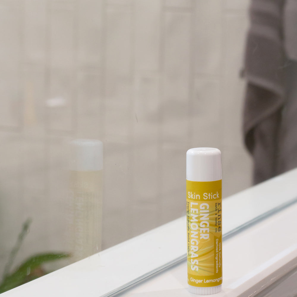 Ginger Lemongrass Soap + Skin Stick Box — packshot