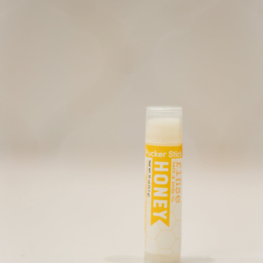 Almond & Honey Soap + Pucker Stick Box — lifestyle