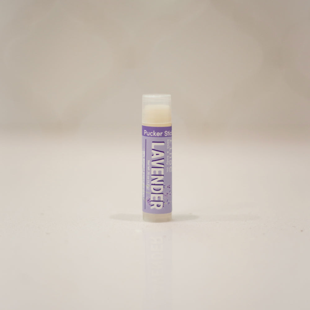 Lavender Soap + Pucker Stick Box — lifestyle