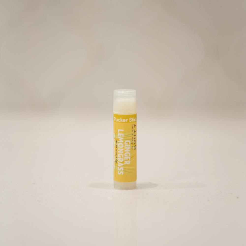 Ginger Lemongrass Soap + Pucker Stick Box — lifestyle