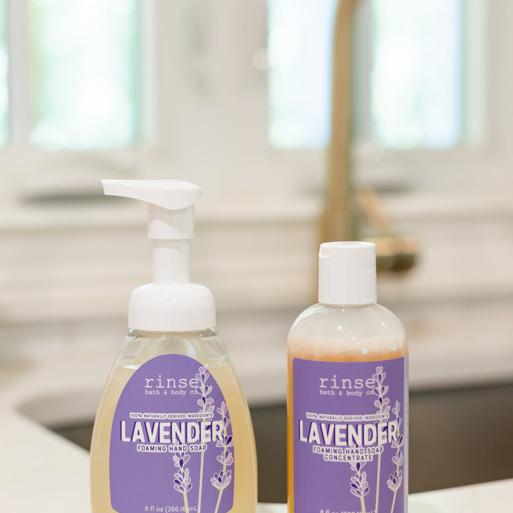 Lavender Foaming Hand Soap Concentrate — lifestyle