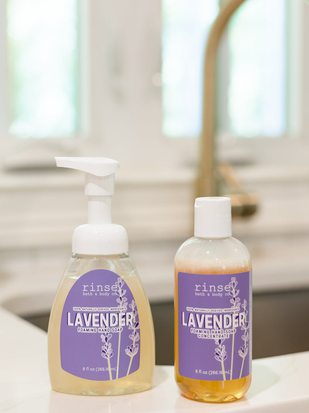 Lavender Foaming Hand Soap Concentrate — lifestyle
