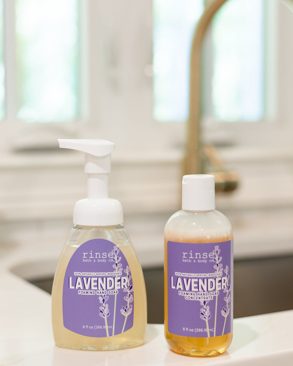 Lavender Foaming Hand Soap Concentrate — lifestyle