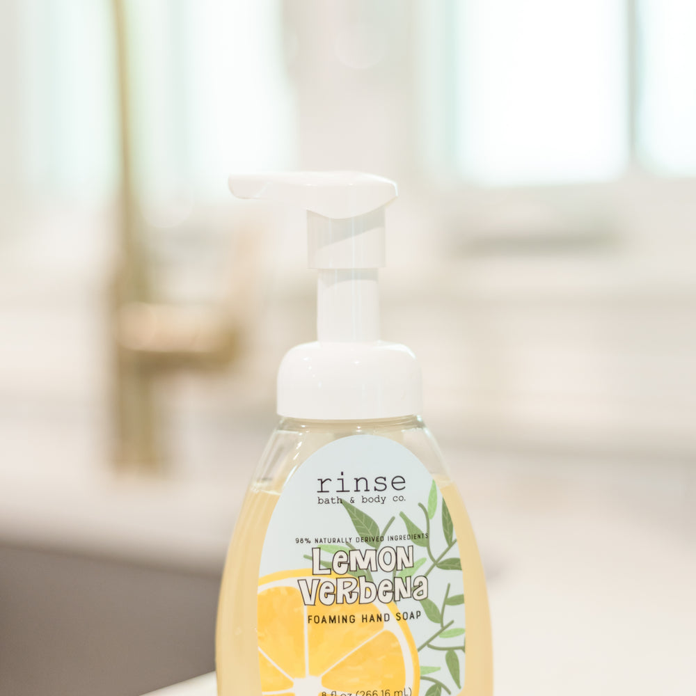 Lemon Verbena Foaming Hand Soap — lifestyle