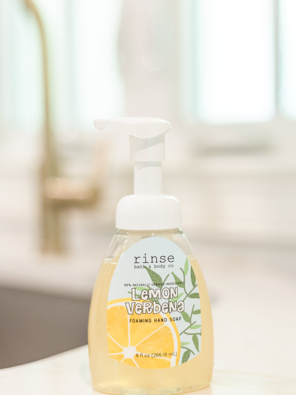 Lemon Verbena Foaming Hand Soap — lifestyle