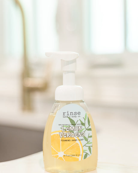 Lemon Verbena Foaming Hand Soap — lifestyle