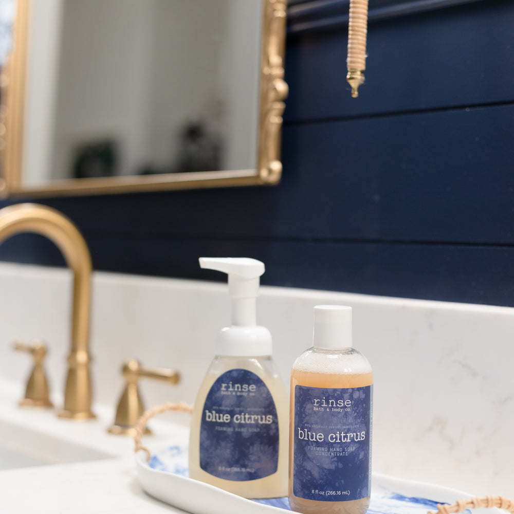 Blue Citrus Foaming Hand Soap — lifestyle