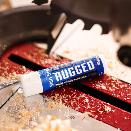 solid lotion stick in Rugged by Rinse Bath & Body - detail view