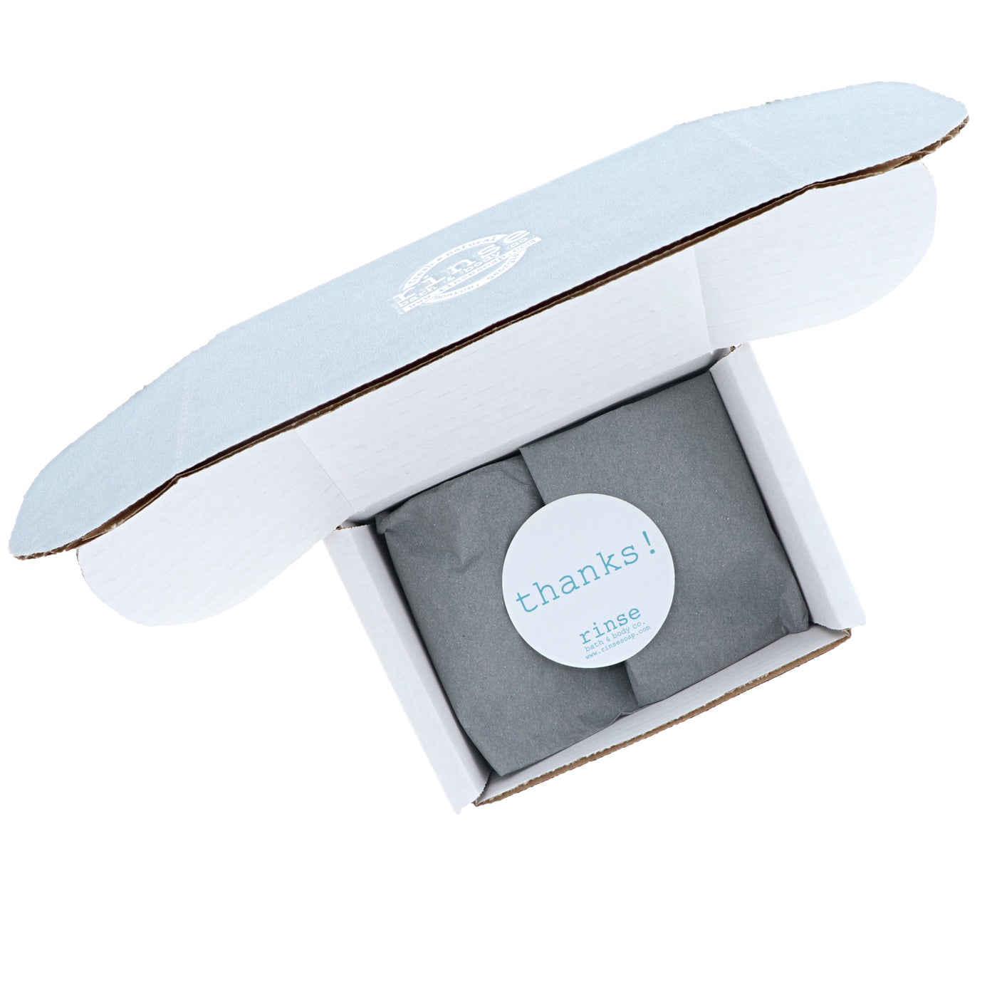 Rinse Discovering Rinse Subscription Box - handmade natural product - alternate angle