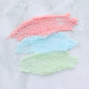 Handmade Gardenia natural sugar scrub - naturally derived - alternate angle