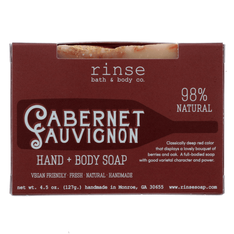 Boxed Cabernet Sauvignon wine soap