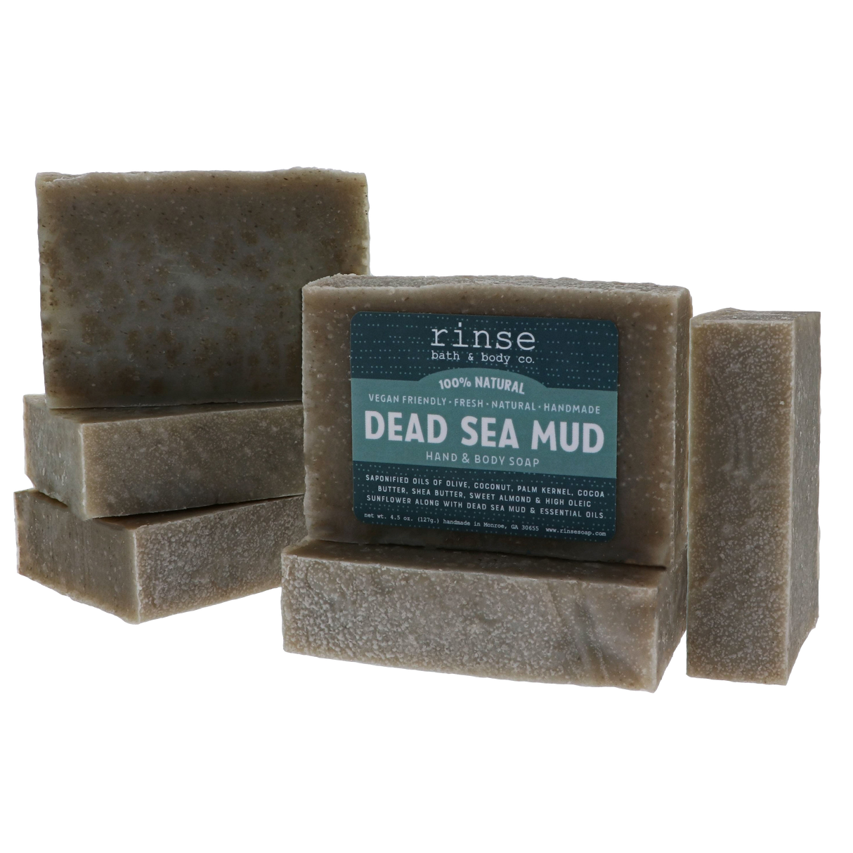 Handmade Dead Sea Mud Soap | Natural Bar Soap | Rinse