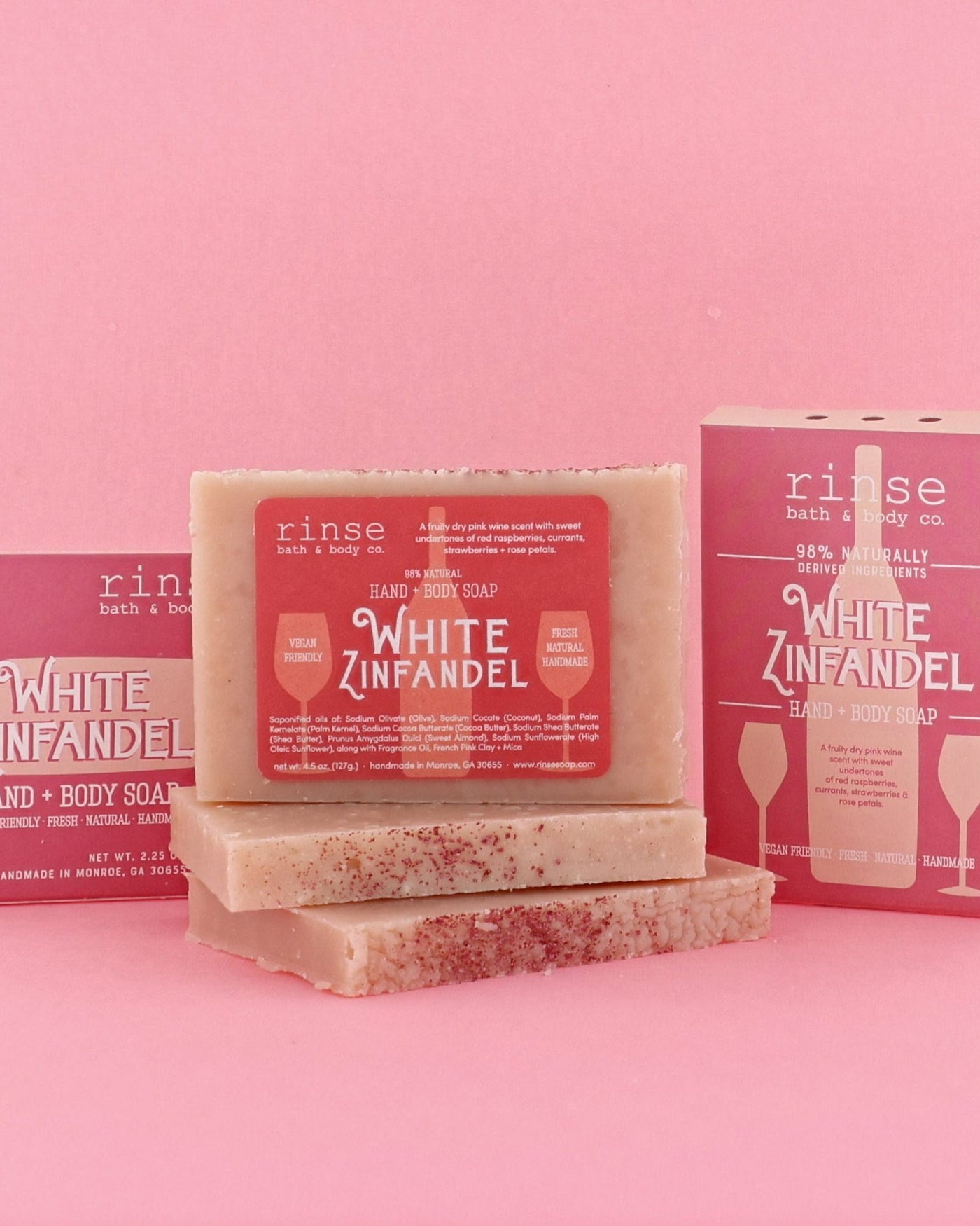 White Zinfandel Wine Soap — lifestyle