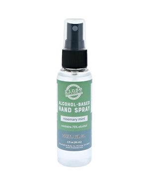 Rosemary Mint Hand Sanitizer Spray — 4:5 product frame, Rinse Bath & Body Co.