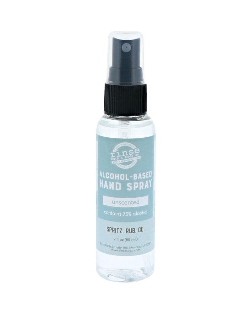 Natural Hand Sanitizer Spray — 4:5 product frame, Rinse Bath & Body Co.