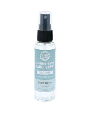 Natural Hand Sanitizer Spray — 4:5 product frame, Rinse Bath & Body Co.