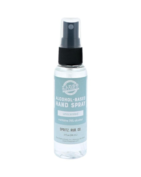 Natural Hand Sanitizer Spray — 4:5 product frame, Rinse Bath & Body Co.