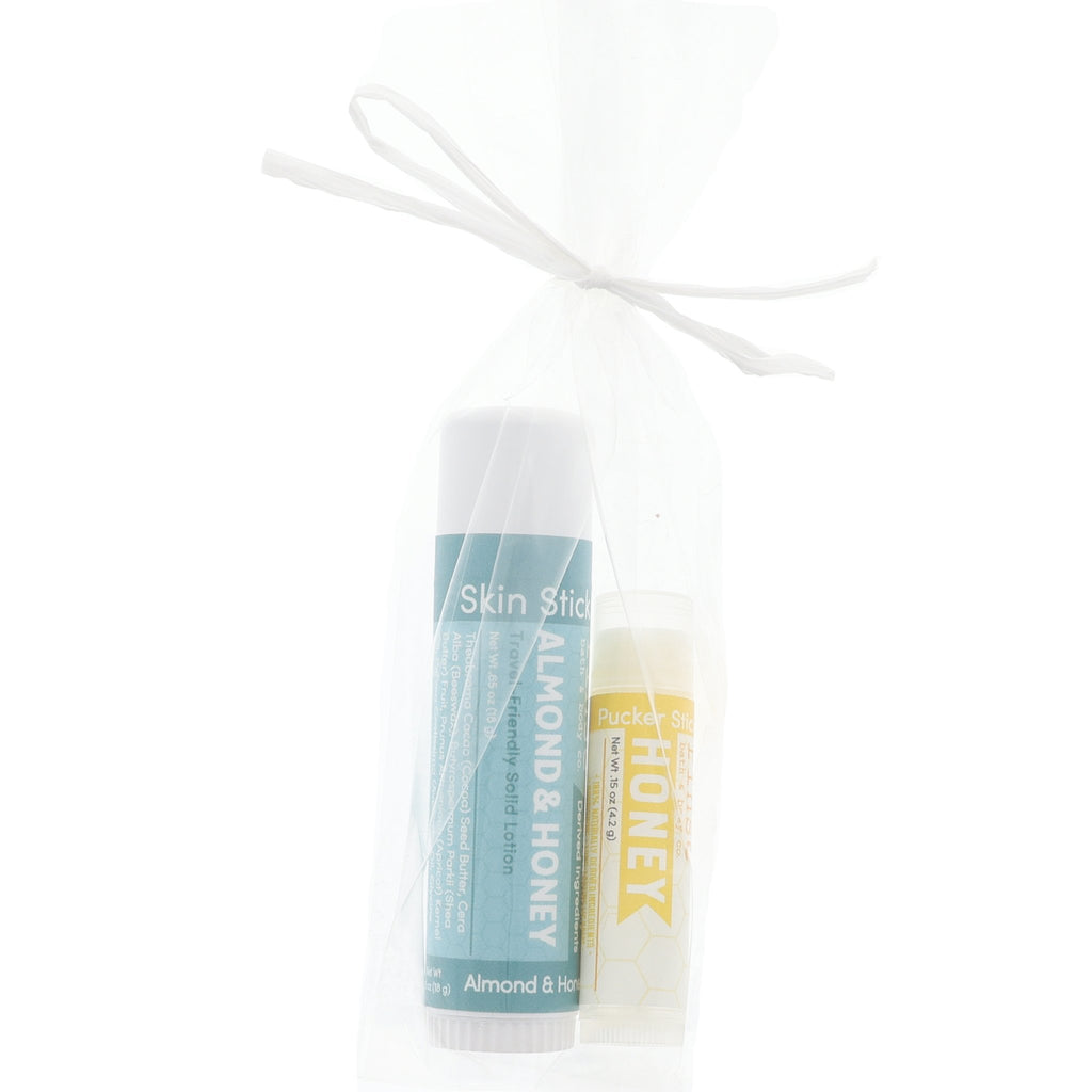 Almond & Honey Pucker & Skin Stick Bundle - Rinse Bath & Body