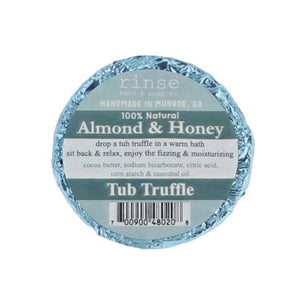 bath bomb in Almond Honey by Rinse Bath & Body