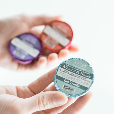 Natural bath bomb | Almond Honey | Rinse Bath & Body Co. - lifestyle shot