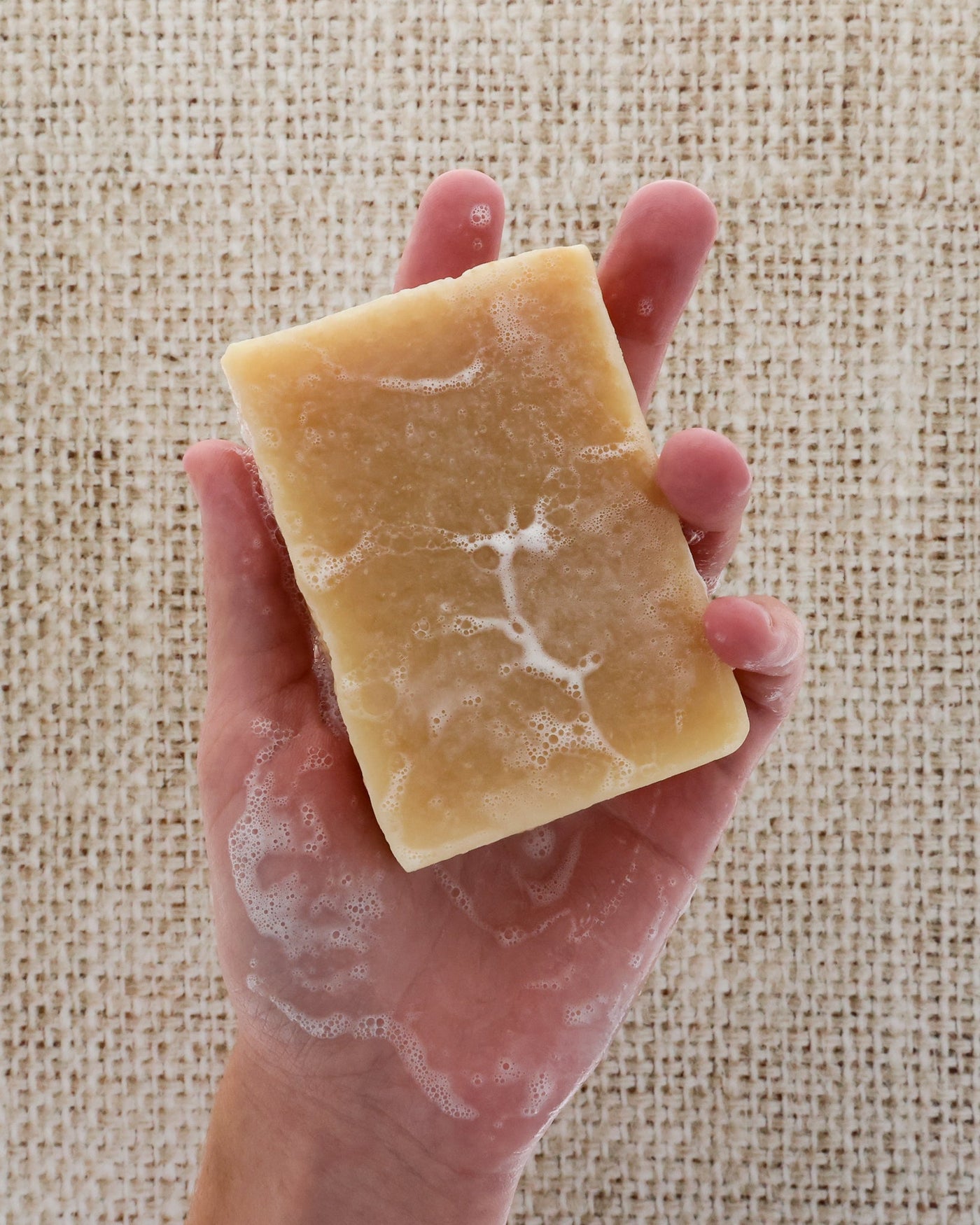 Almond & Honey Soap + Skin Stick Box — in-use