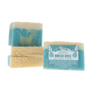 Rinse Tester - Seasonal Soap - handmade natural product - texture close-up