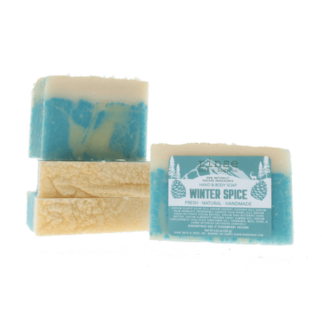 Rinse Tester - Seasonal Soap - handmade natural product - texture close-up
