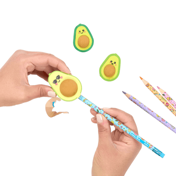 Avocado Love Eraser and Sharpener - Set of 3 - Rinse Bath & Body