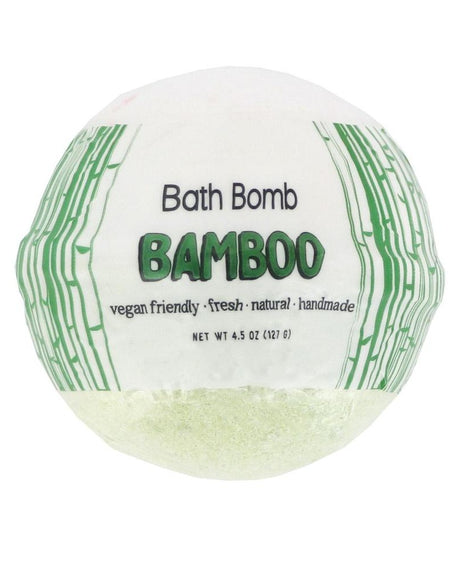 Bamboo Bath Bomb — 4:5 product frame, Rinse Bath & Body Co.