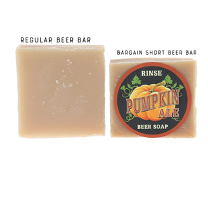 Pumpkin Ale handmade natural bar soap from Rinse - paraben-free since 2003 - alternate angle