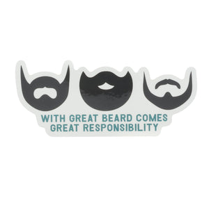Handmade Beard Sticker - naturally derived