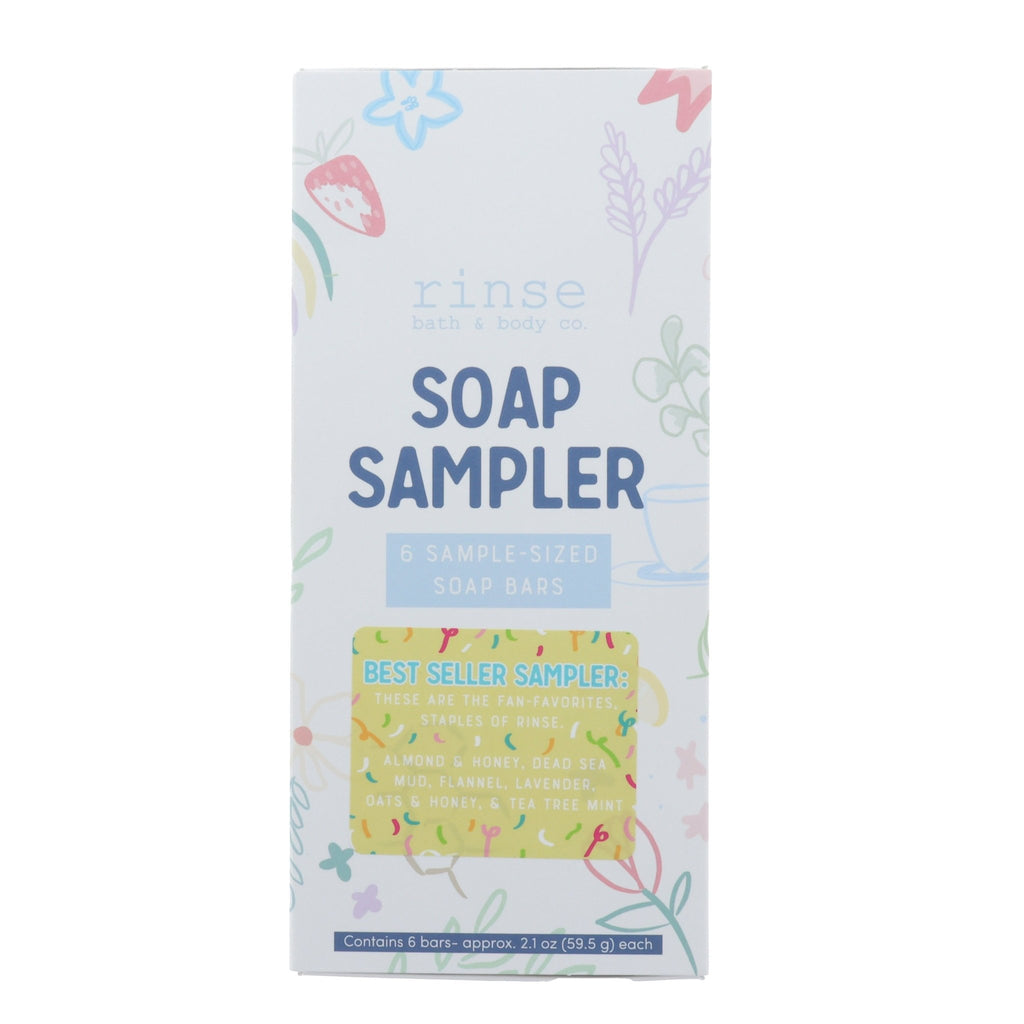 Best Seller Soap Sampler Box (6 half bars) - Rinse Bath & Body