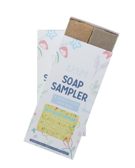 Best Sellers handmade natural bar soap from Rinse - paraben-free since 2003 - detail view