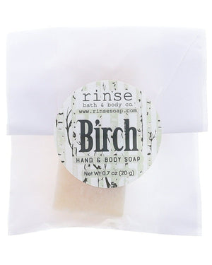 Birch Natural Bar Soap Slice — 4:5 product frame, Rinse Bath & Body Co.