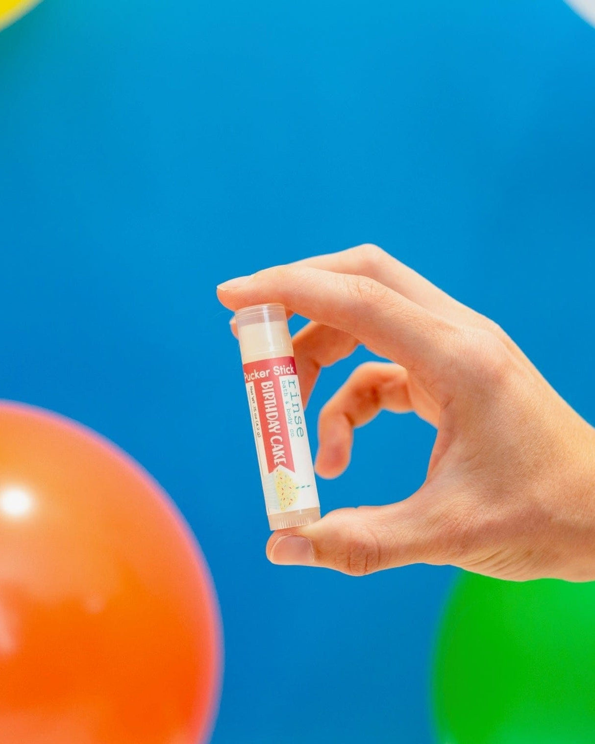 Birthday Cake lip balm by Rinse Bath & Body