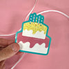 Birthday Cake Sticker - Rinse Bath & Body