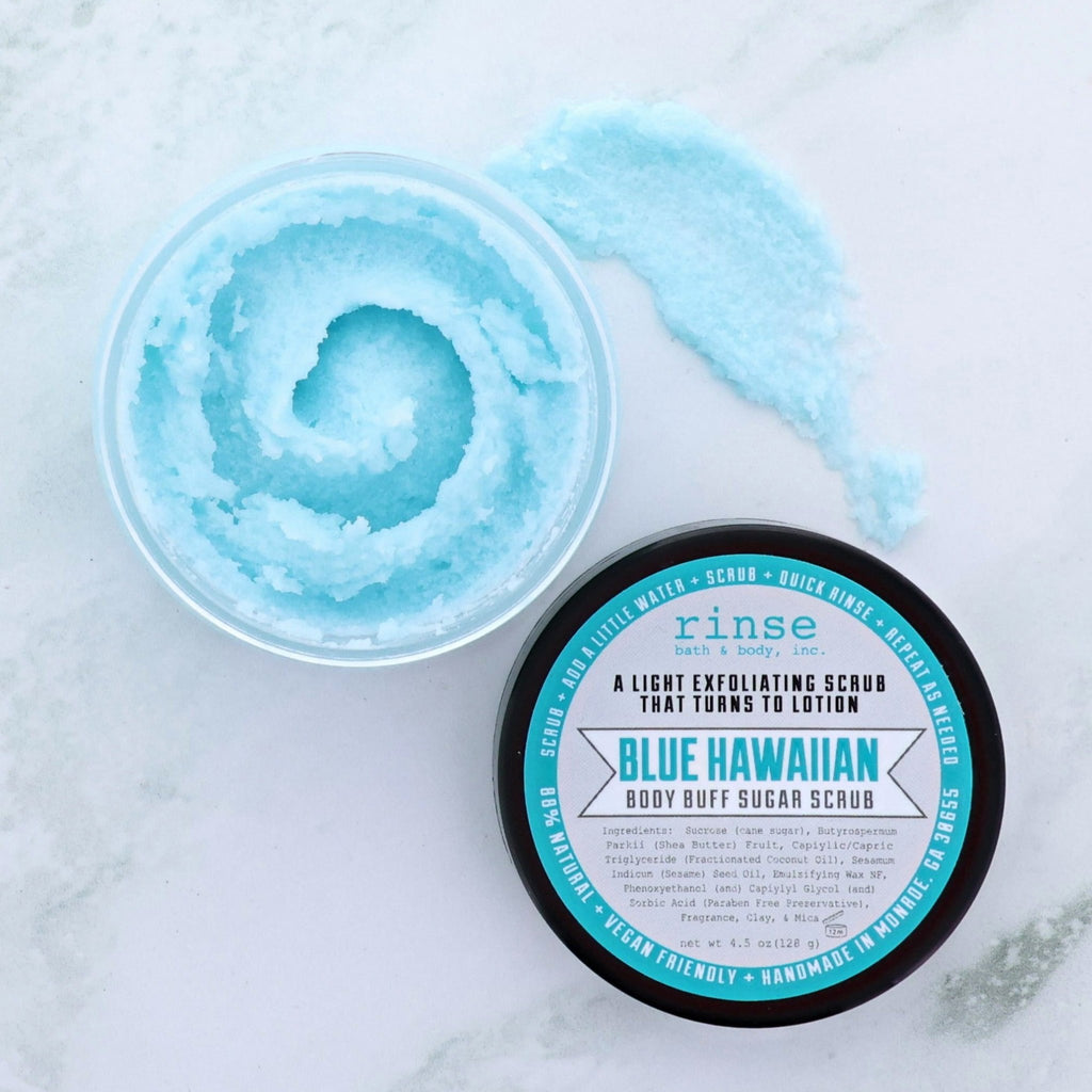 Blue Hawaiian Body Buff - Rinse Bath & Body